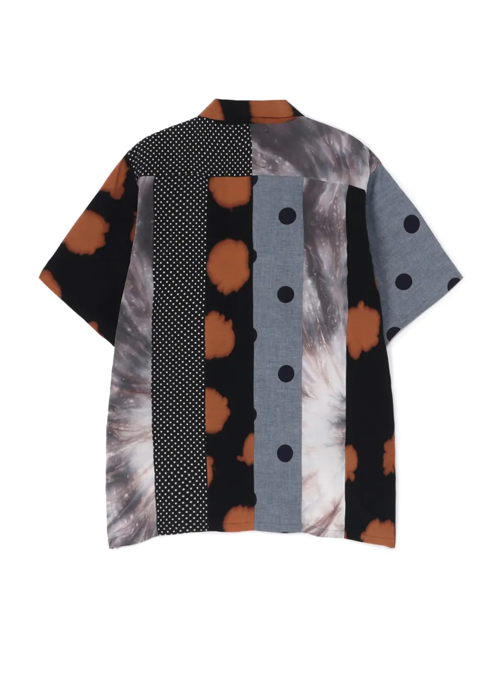 Wildside × Noma T.D. Dot Print & Dye Patchwork Shirt