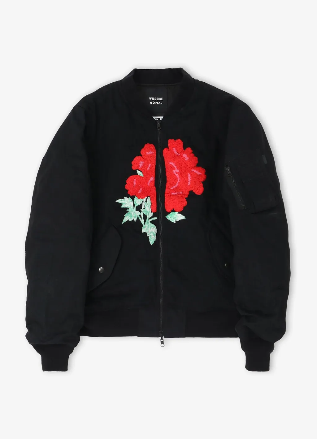 Wildside × Noma T.D. Hand Embroidery Flight Jacket
