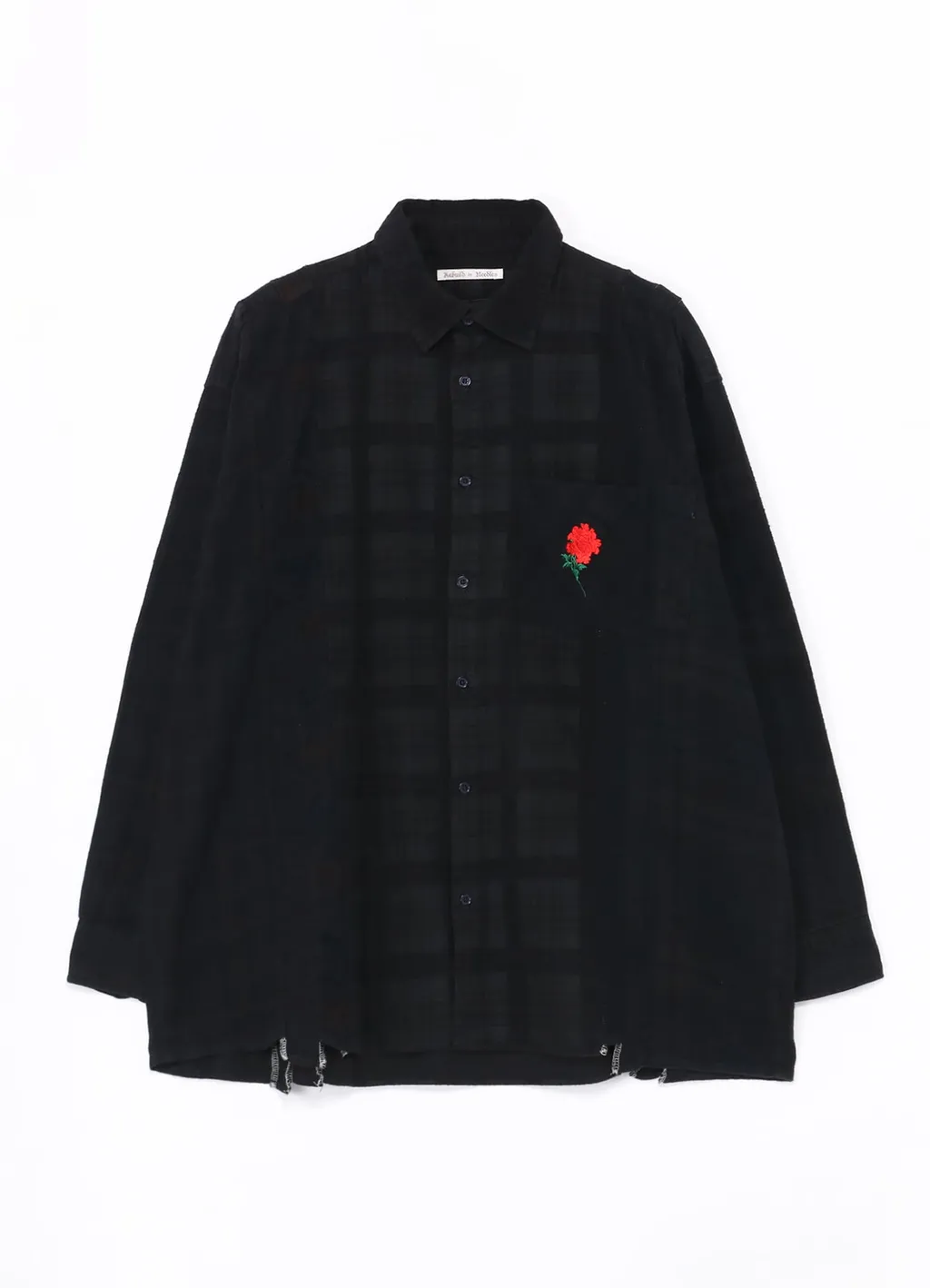 Wildside×Rebuild By Needles Flannel 7Cut Wide Shirt