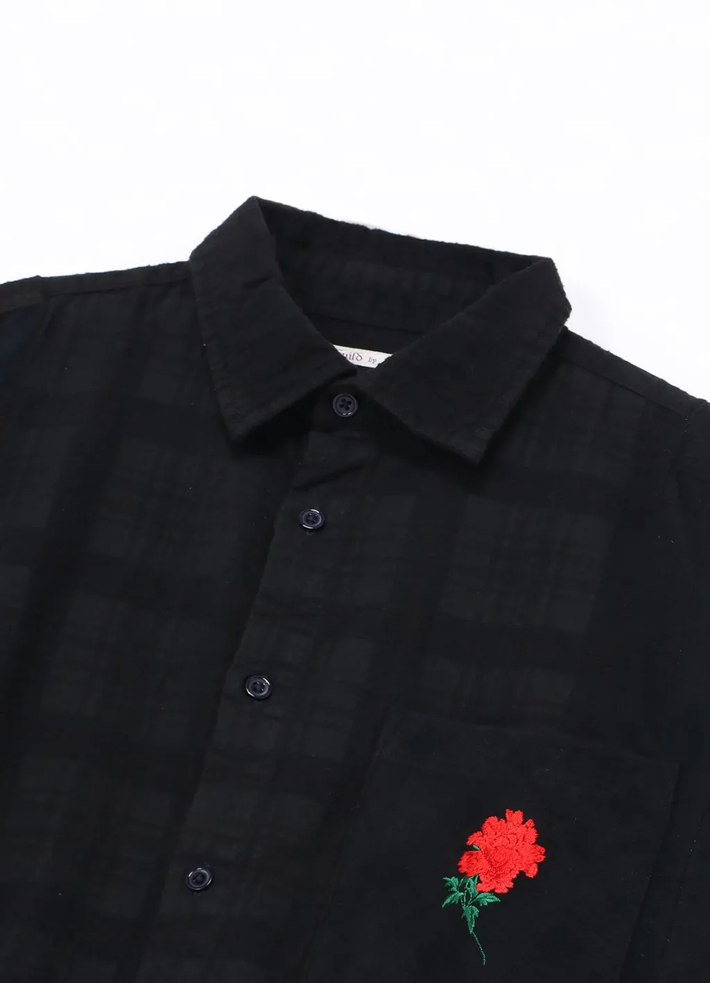 Wildside×Rebuild By Needles Flannel 7Cut Wide Shirt