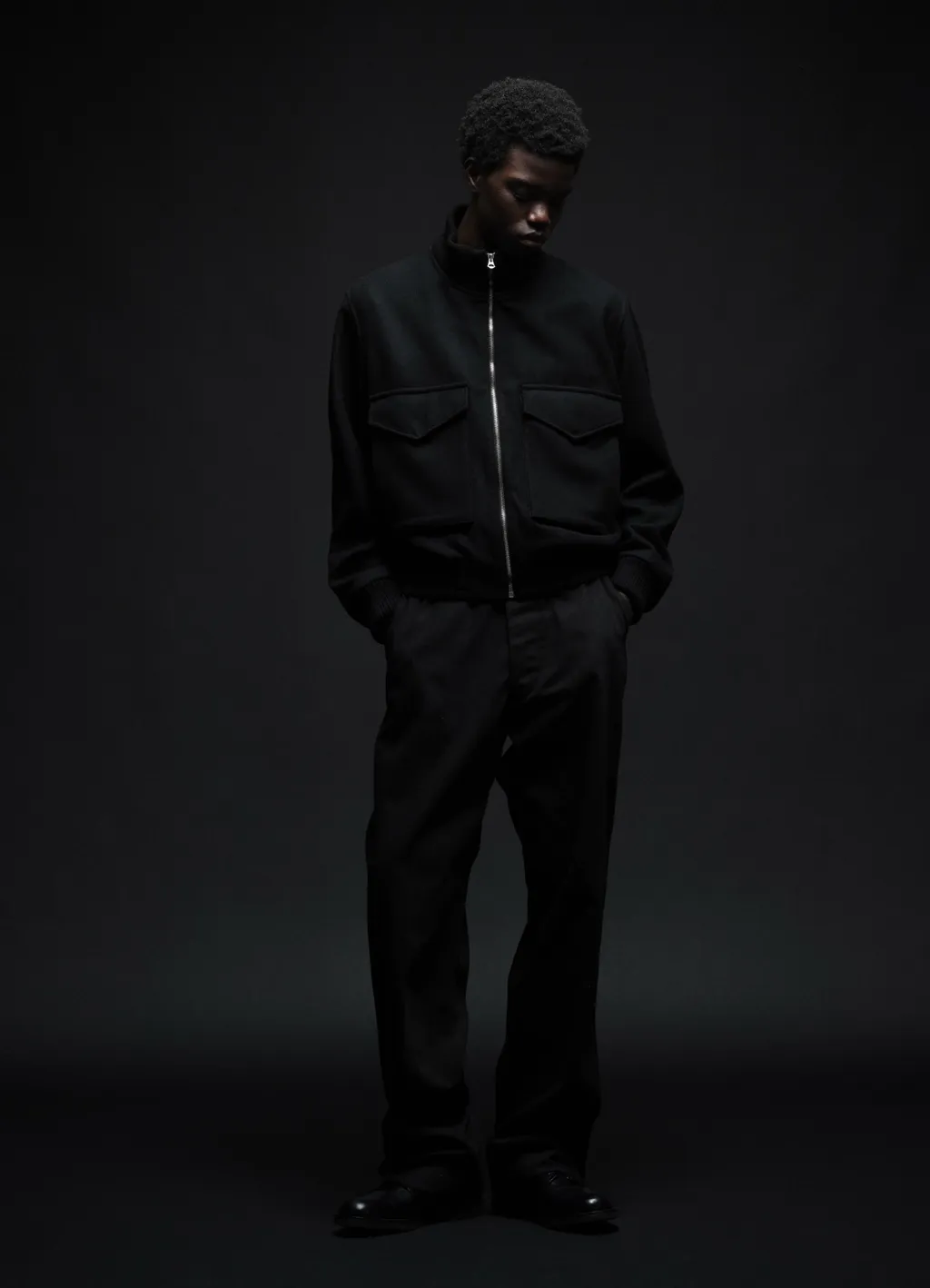 Wool Light Melton Flying Jkt