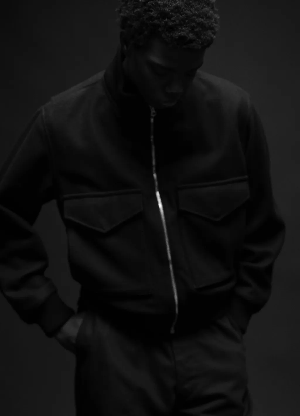 Wool Light Melton Flying Jkt