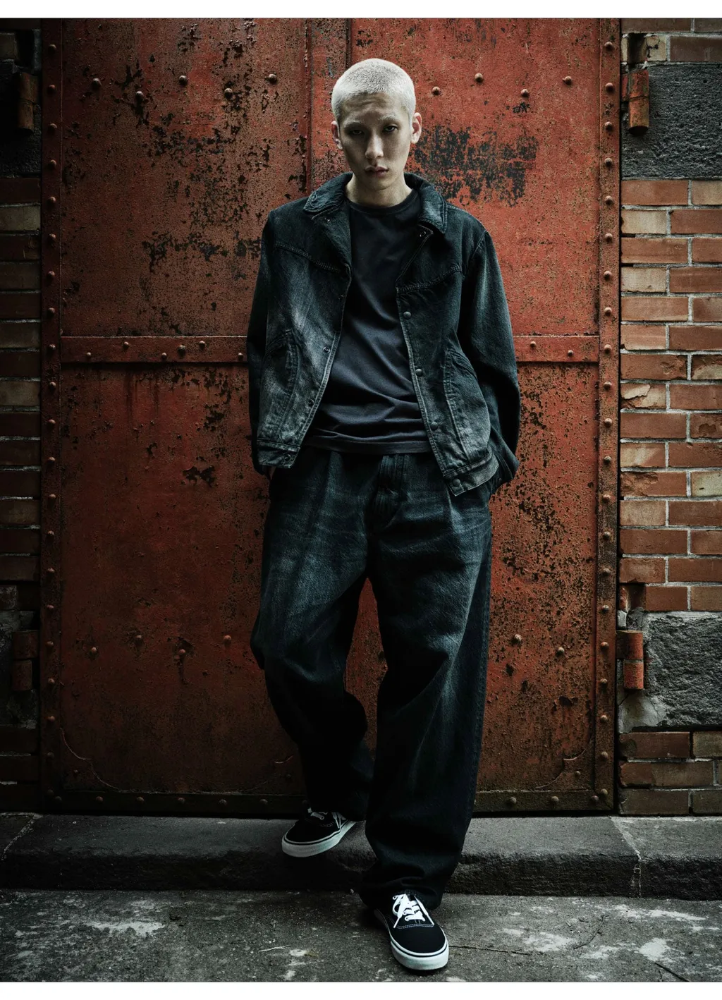 Wildside×Minedenim Black Denim Ranch Jacket