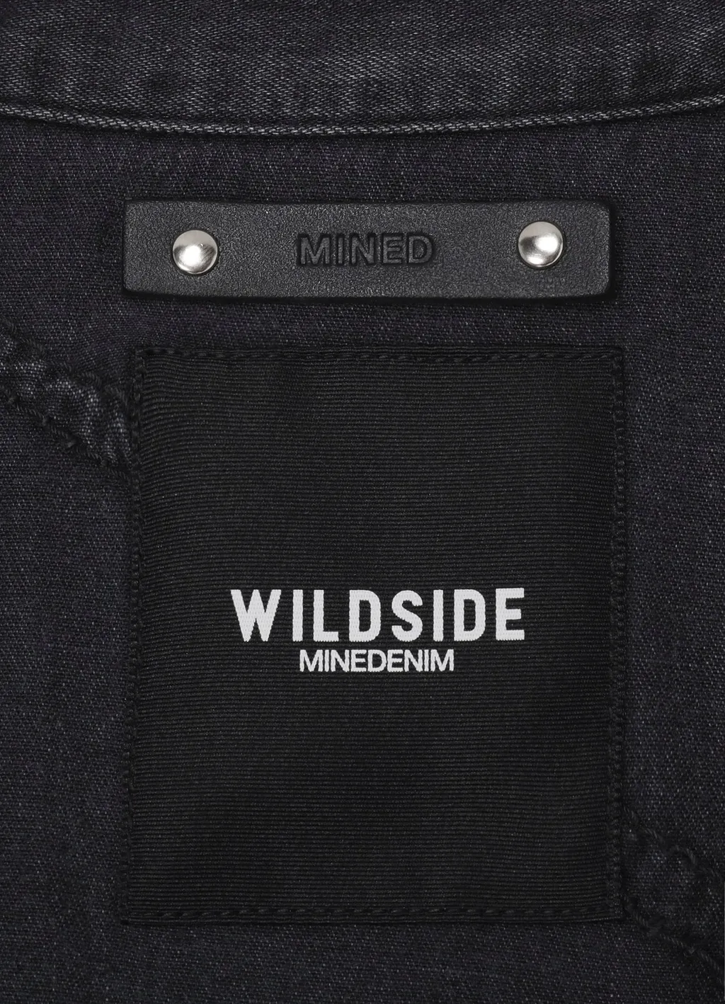 Wildside × Minedenim Frankenstein Loose Denim Western Shirts