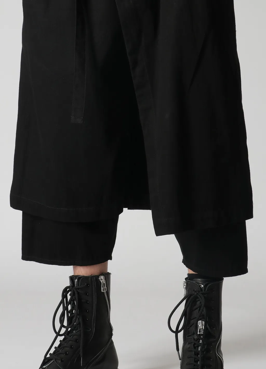 Wildside × Minedenim F.Black Denim Wrap Pants