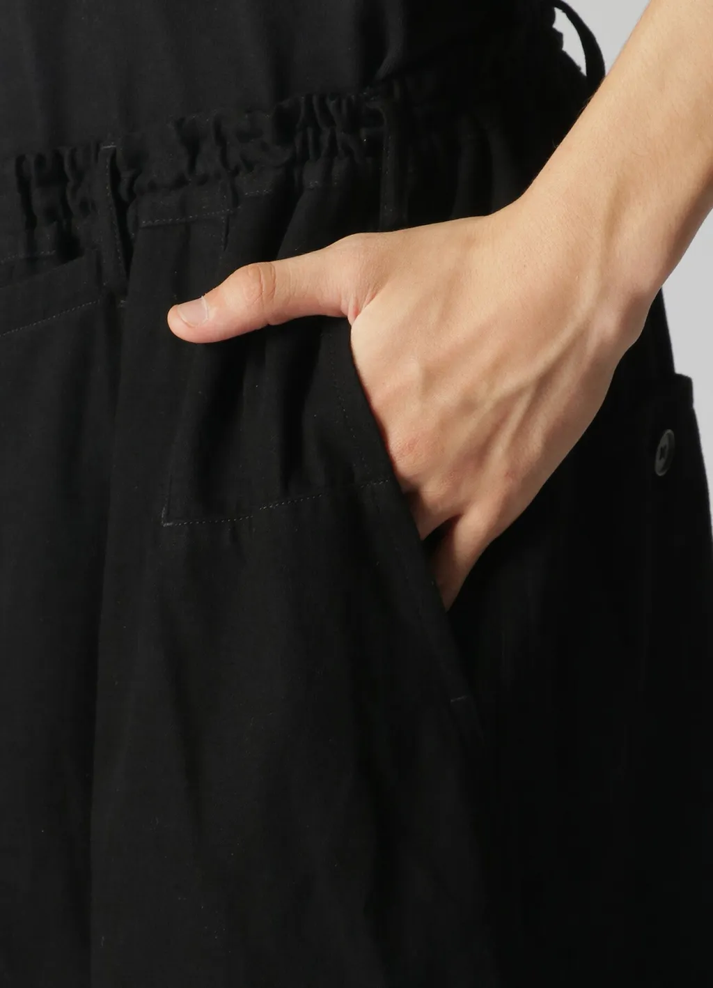 Wildside × Minedenim F.Black Denim Wrap Pants