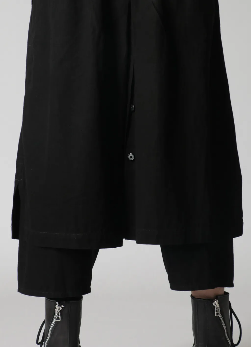 Wildside × Minedenim F.Black Denim Wrap Pants