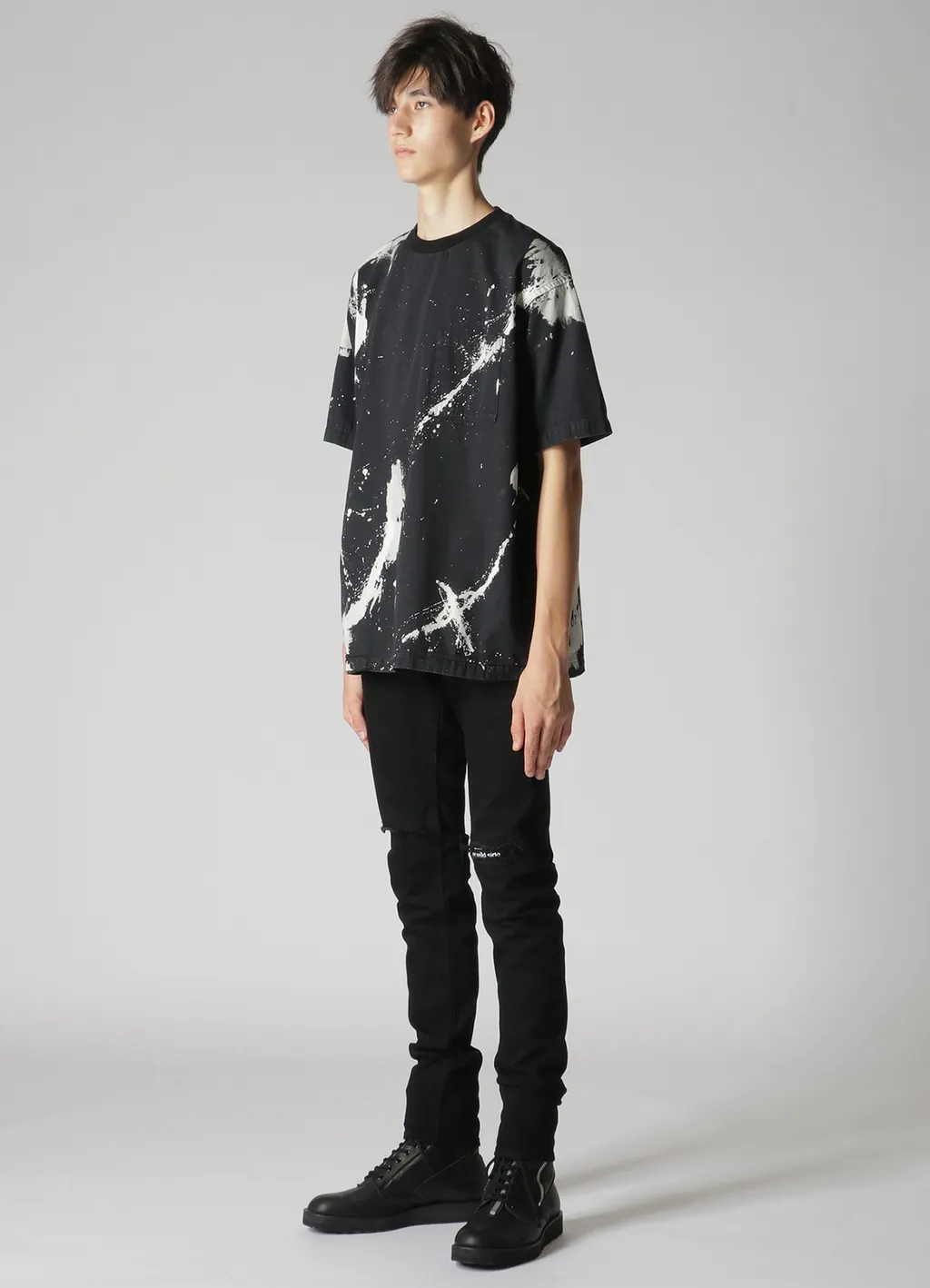 Wildside × Minedenim Bd Bleachout Denim T-Shirt