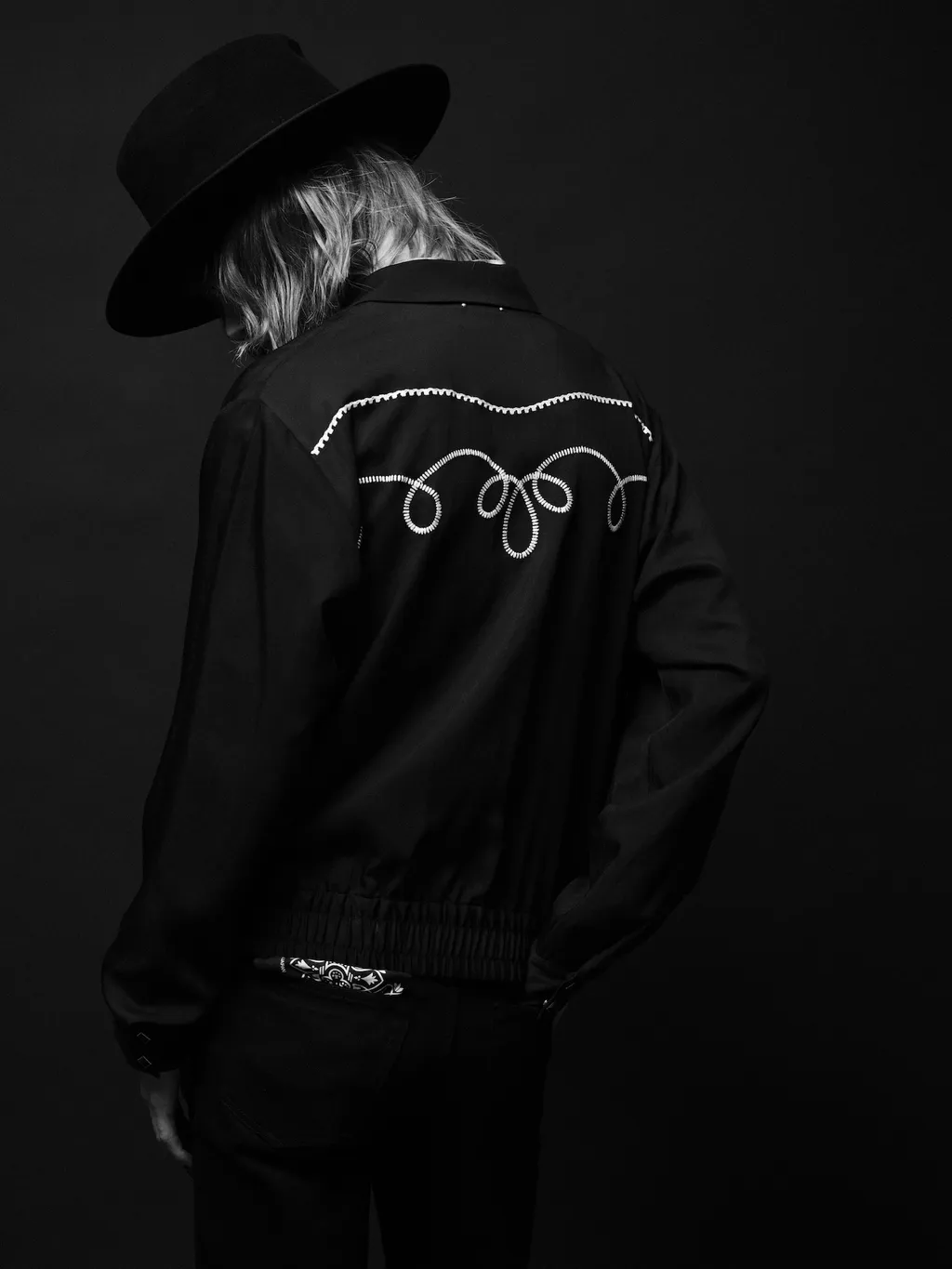 Arabesque Embroidery Western Jkt