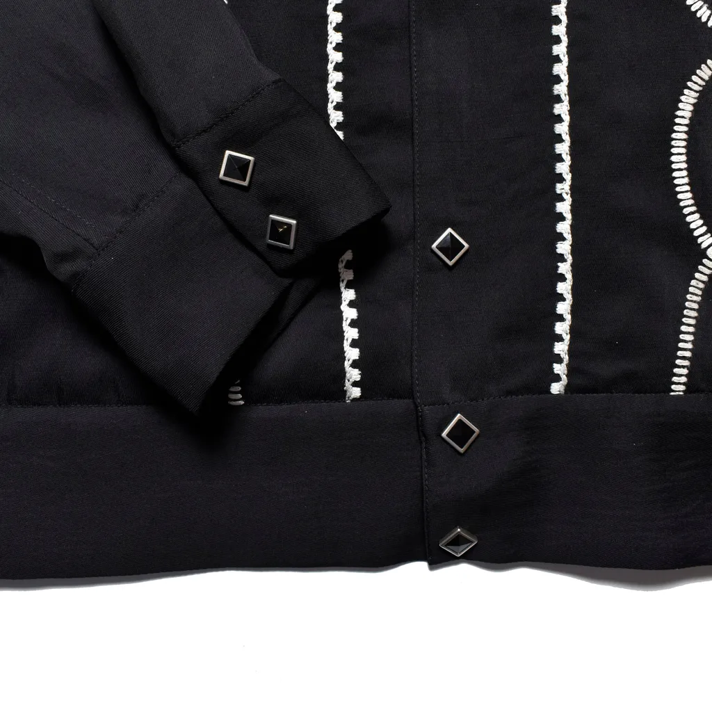 Arabesque Embroidery Western Jkt