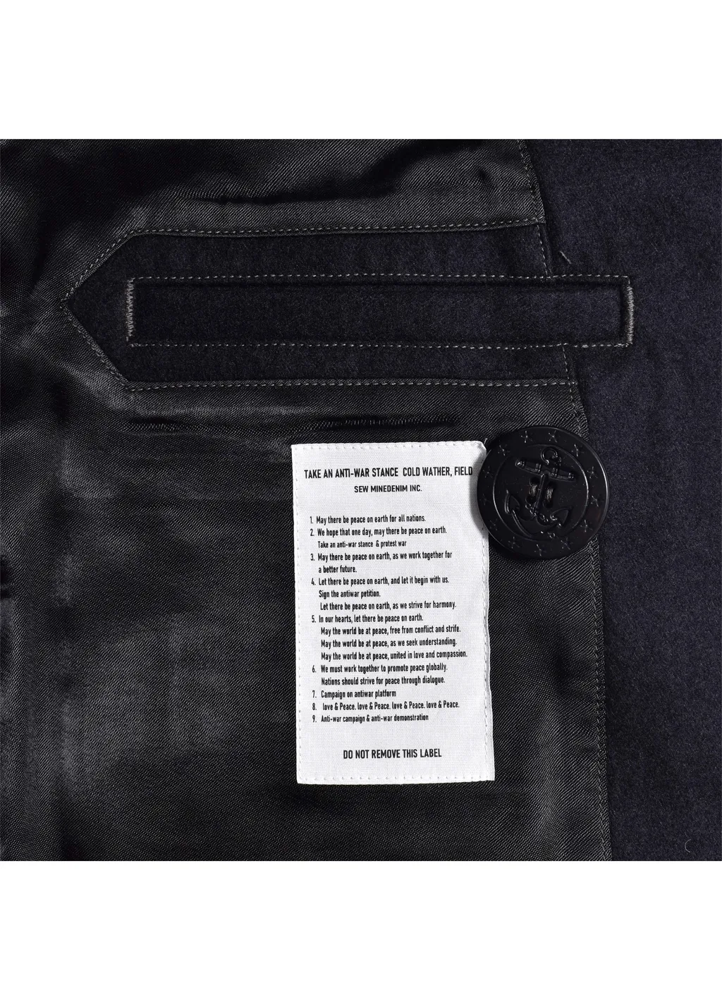 W.Denim Melton Pea Ct