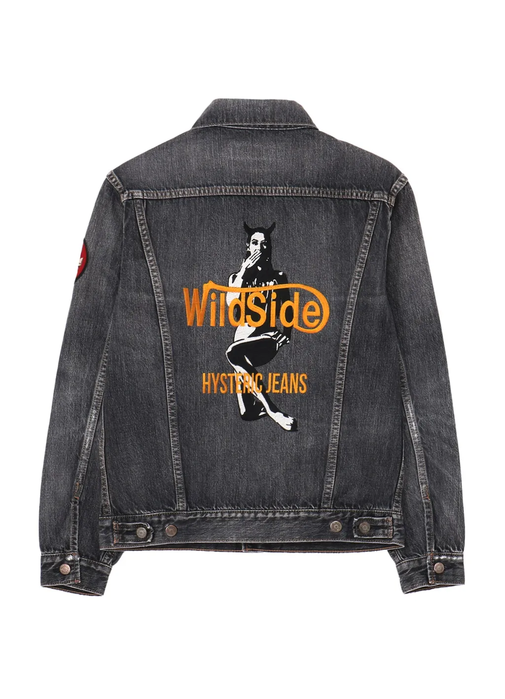 Wildside × Hysteric Glamour Denim Jacket Speak No Evil