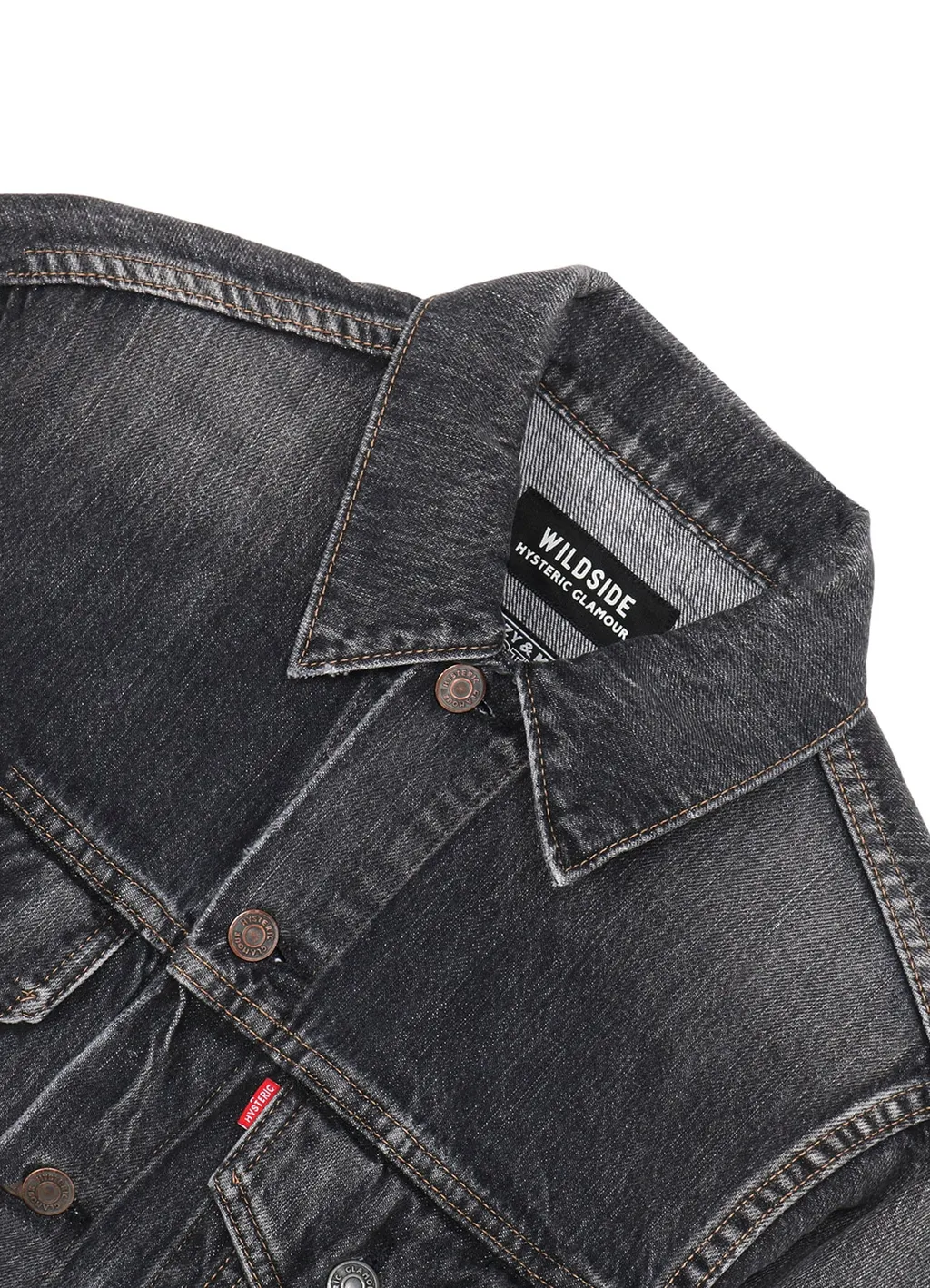 Wildside × Hysteric Glamour Denim Jacket Speak No Evil
