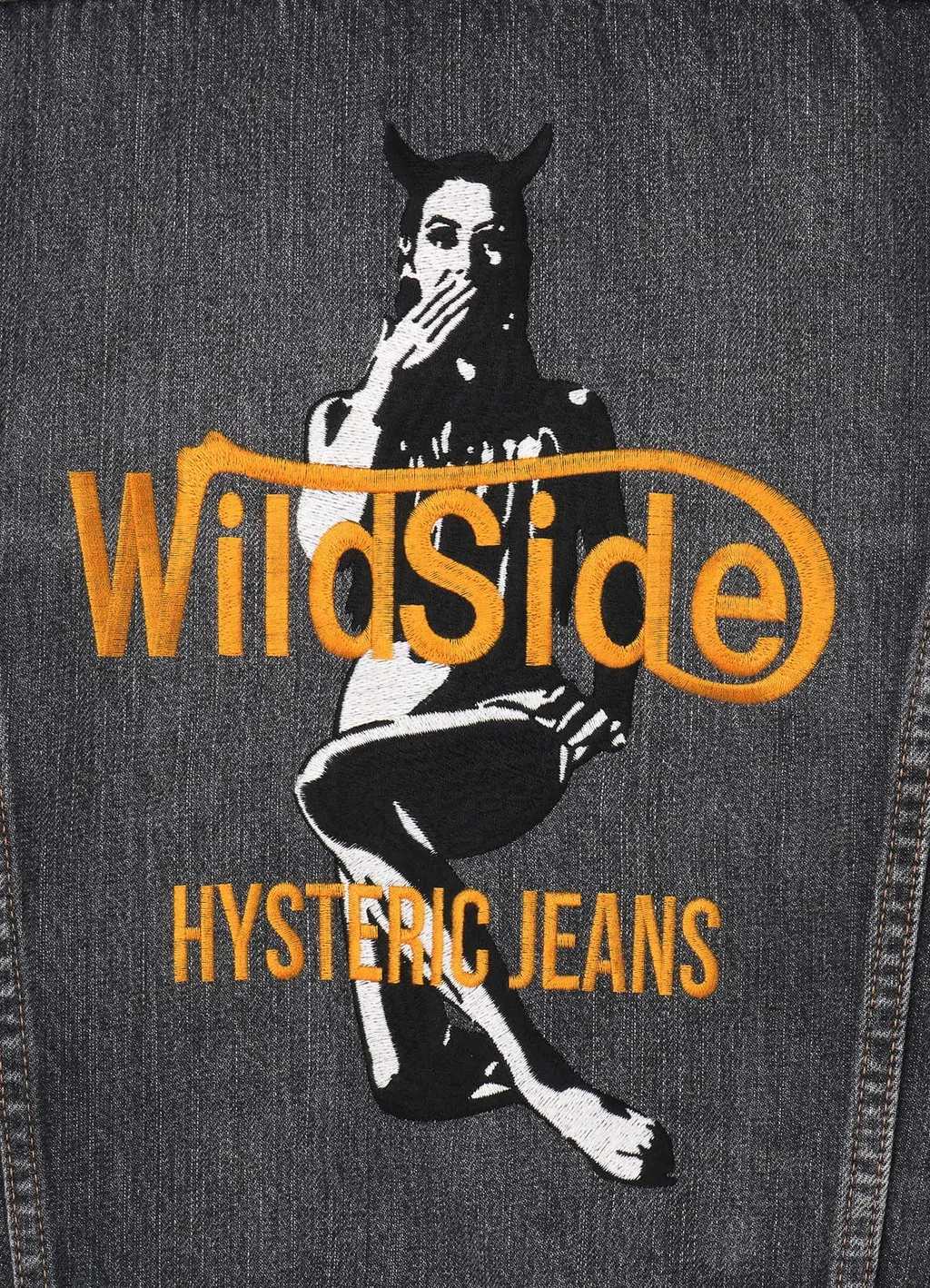 Wildside × Hysteric Glamour Denim Jacket Speak No Evil