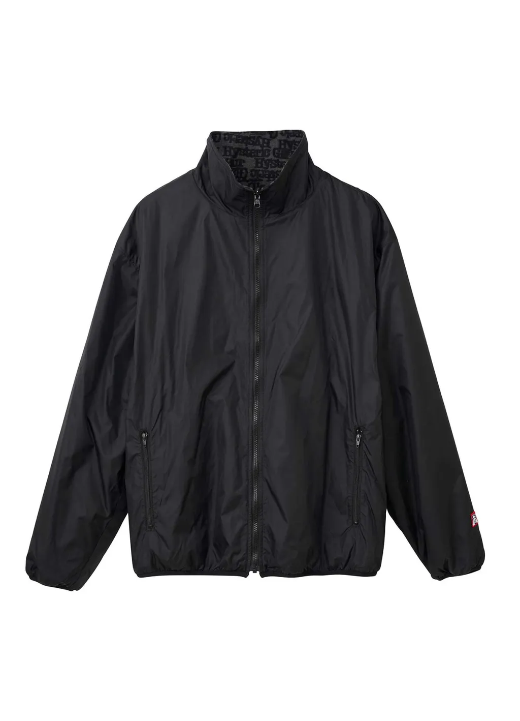 Typewriter Logo Standing Collar Jacket