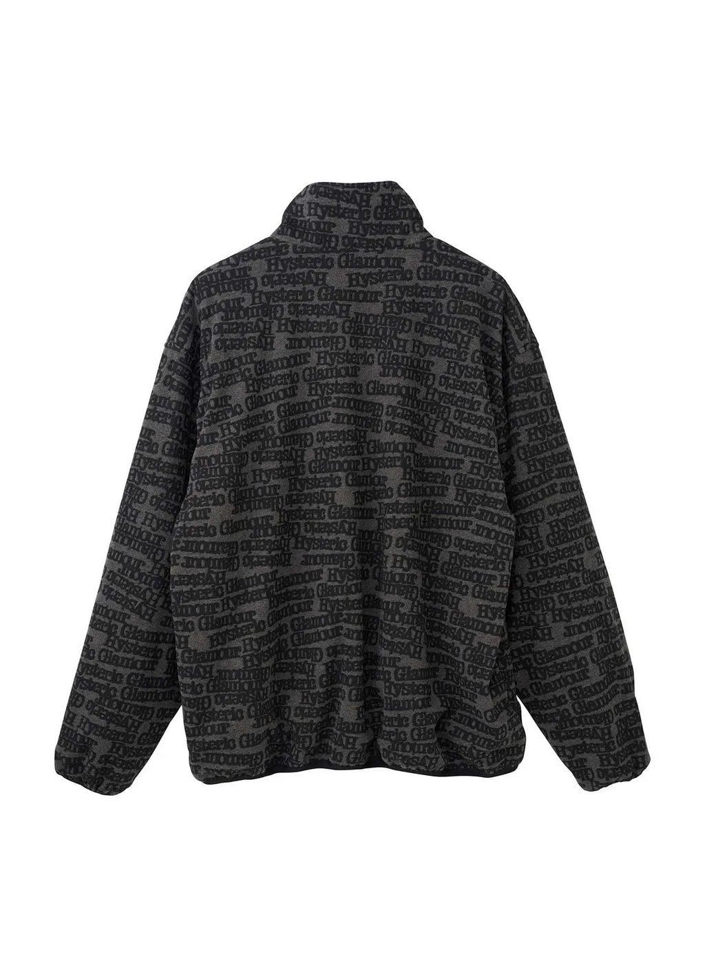 Typewriter Logo Standing Collar Jacket