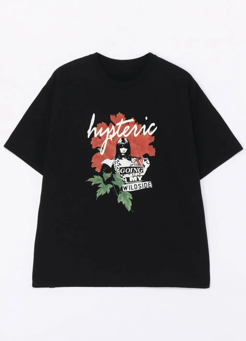 Wildside × Hysteric Glamour Peony Punk T-Shirt