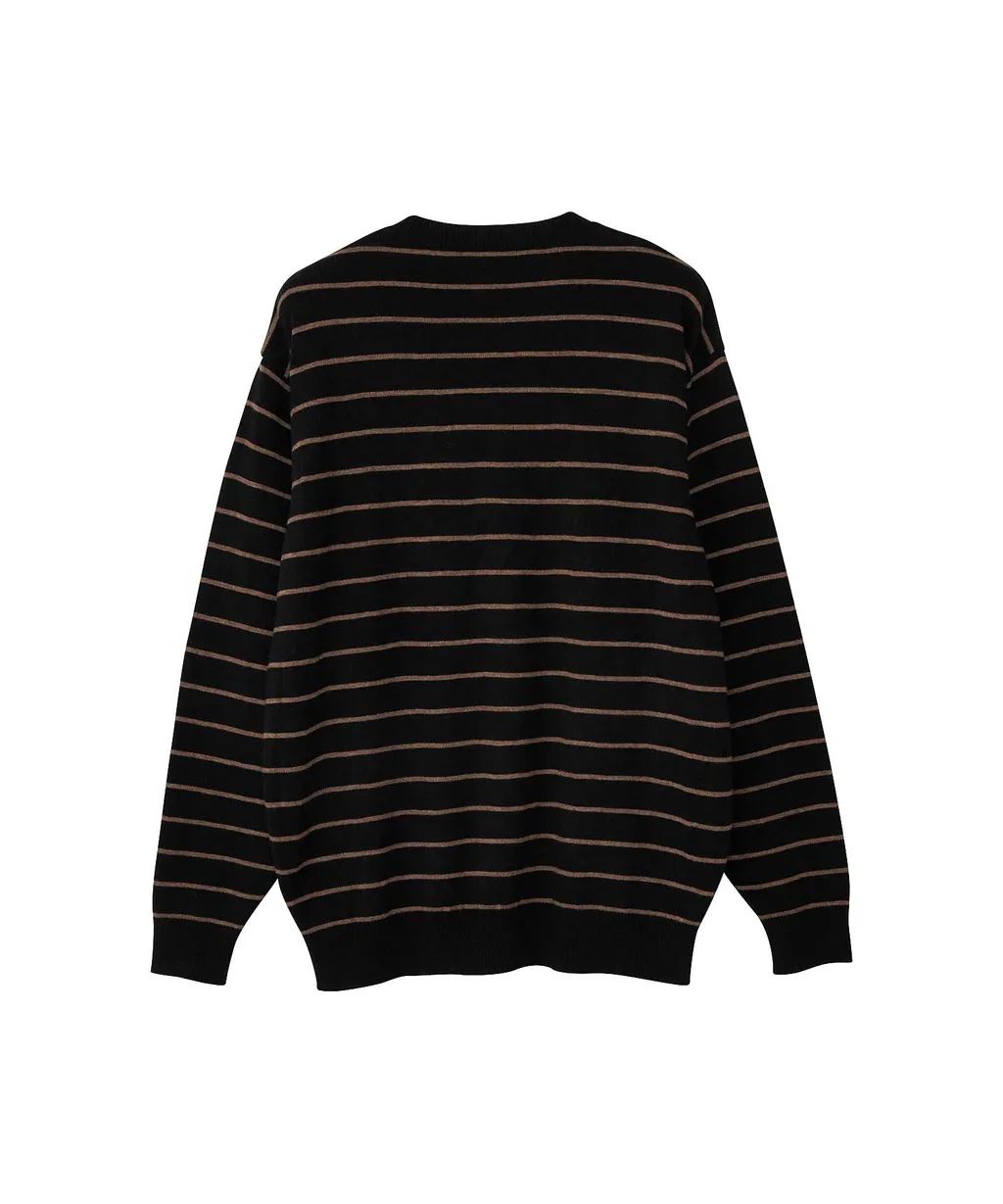 Vixen Girl Patch Border Sweater
