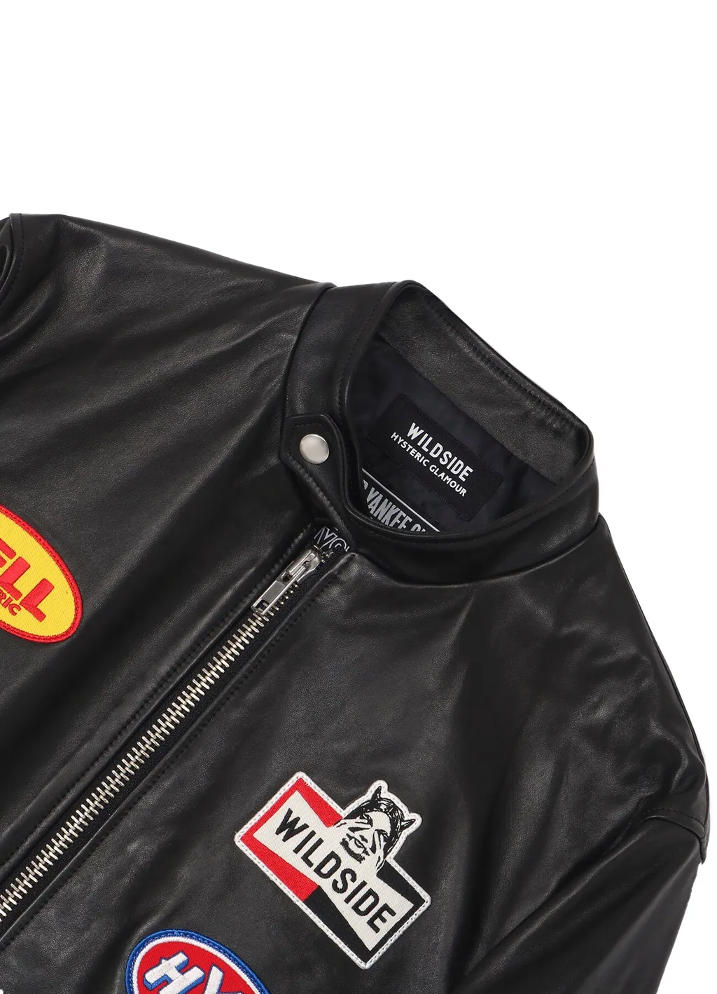 Wildside × Hysteric Glamour Racing Leather Jacket