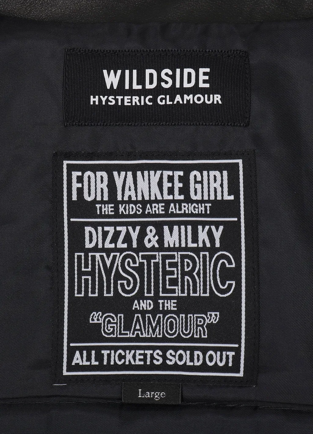 Wildside × Hysteric Glamour Racing Leather Jacket