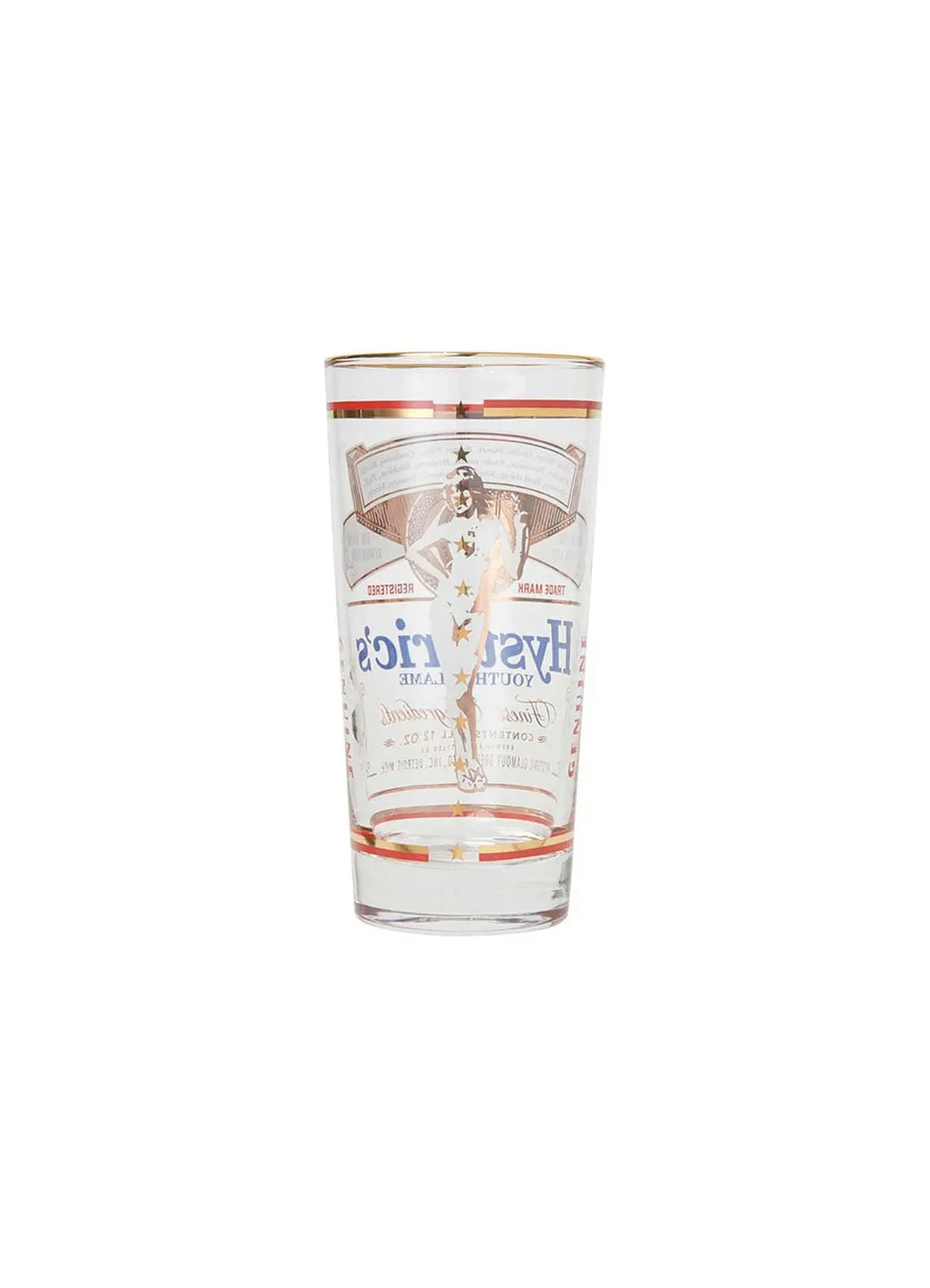 Hg Label Beer Glass