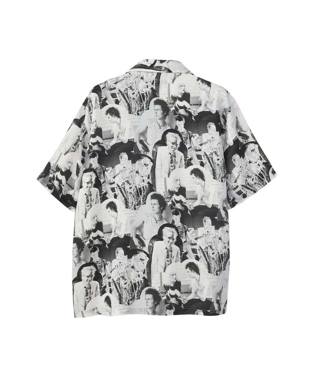 Dennis Morris/Bolloks Anarchy Mix Open Collar Shirt
