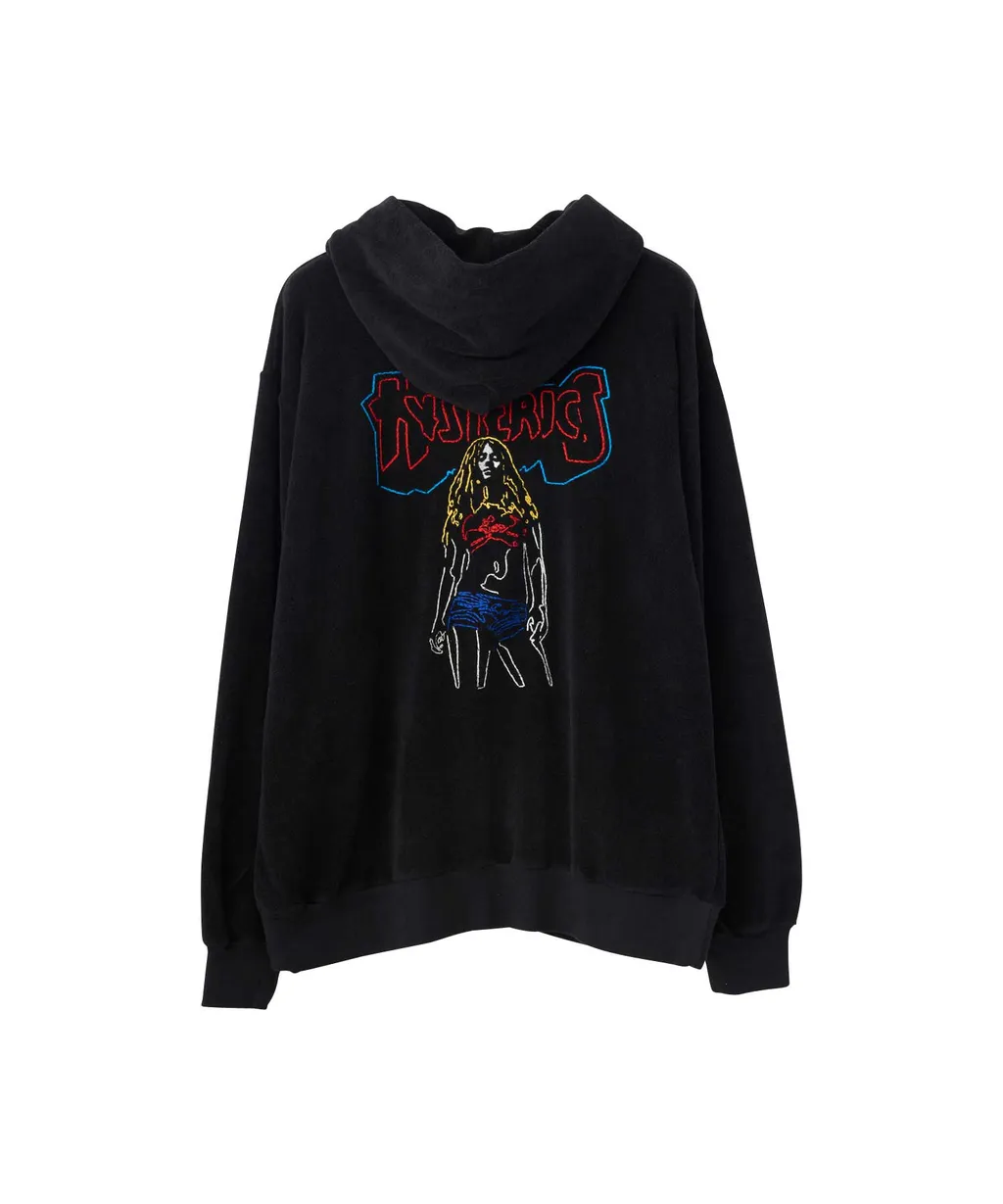 Bad Ass Mama Embroidery Parka