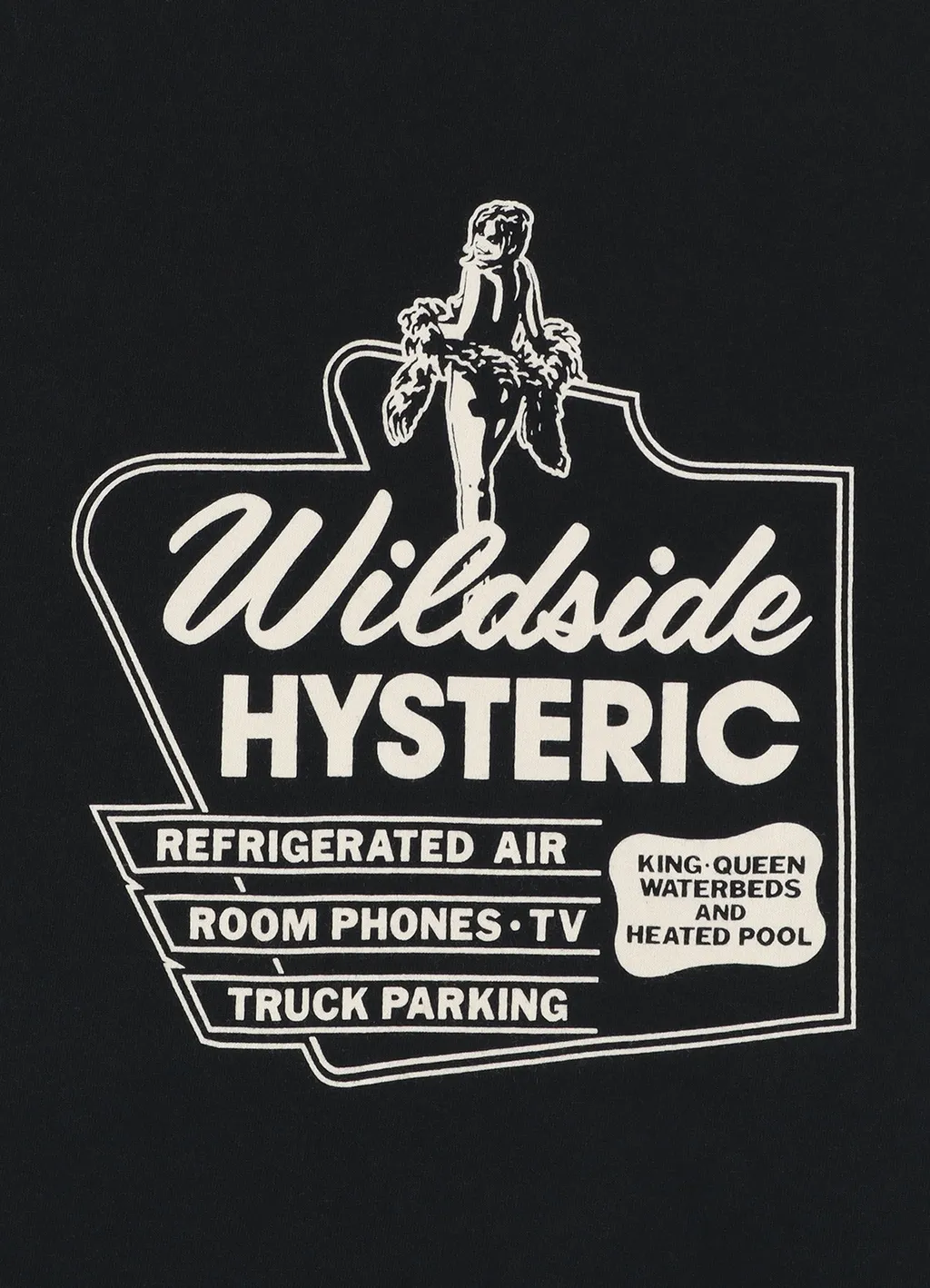 Wildside × Hysteric Glamour T-Shirt Wildside Motel