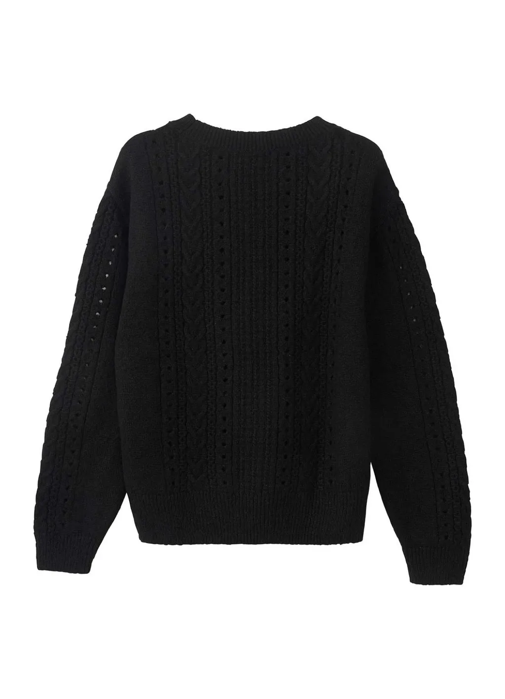 Snake Loop Embroidery Sweater