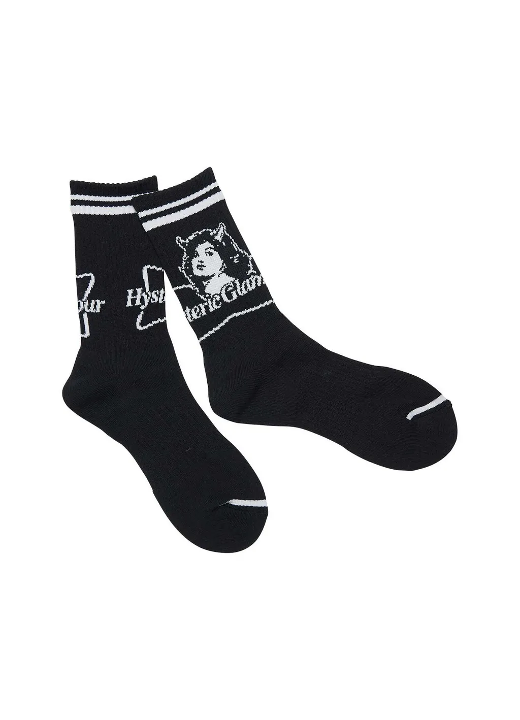 2Tone Devil Woman Sports Socks