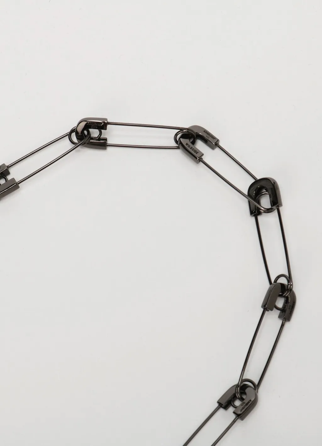 Wildside × Ambush Safety Pin Link Necklace