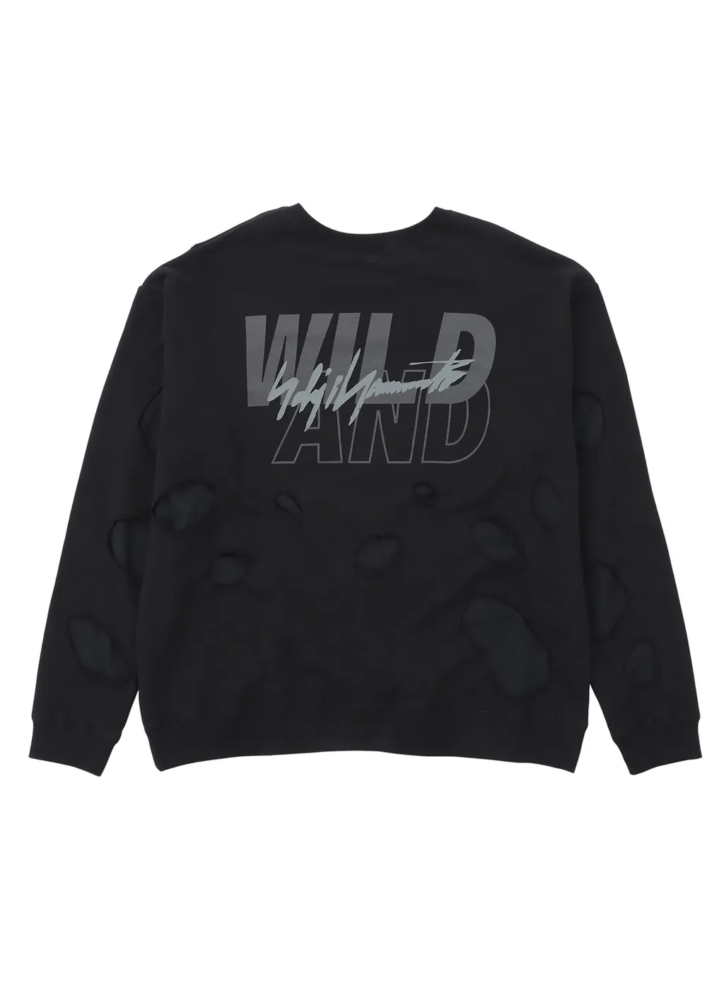 Wildside × Wind And Sea Damage Cutting Sweat Shirt