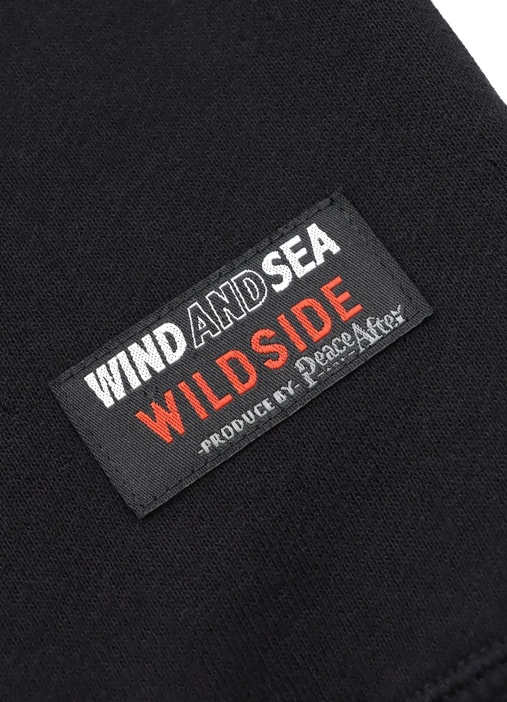 Wildside × Wind And Sea Damage Cutting Sweat Shirt