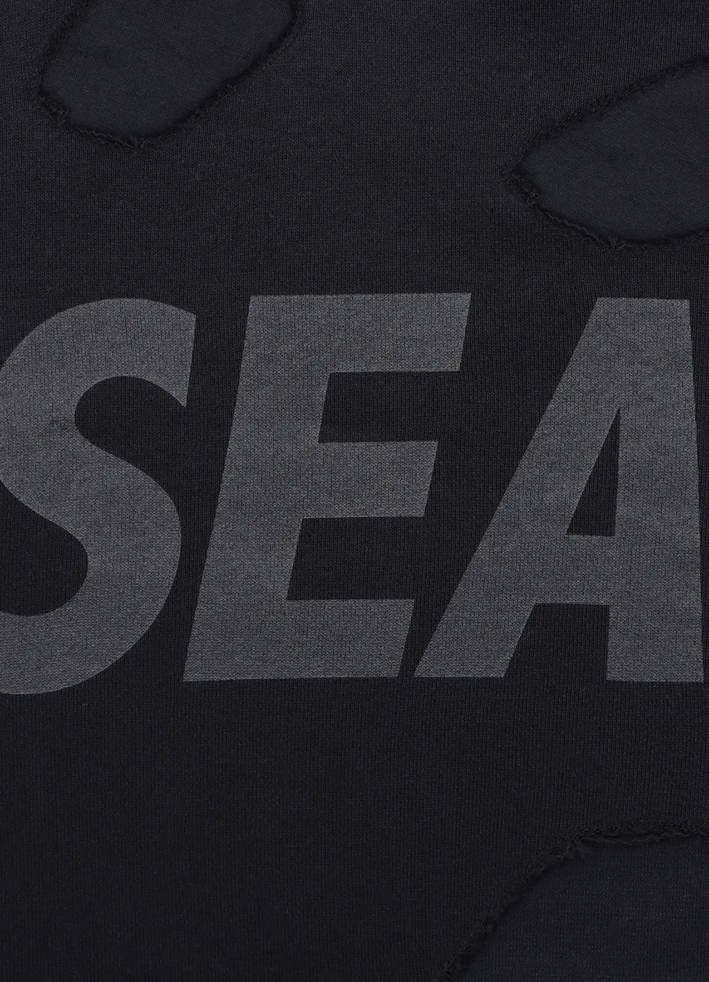 Wildside × Wind And Sea Damage Cutting Sweat Shirt