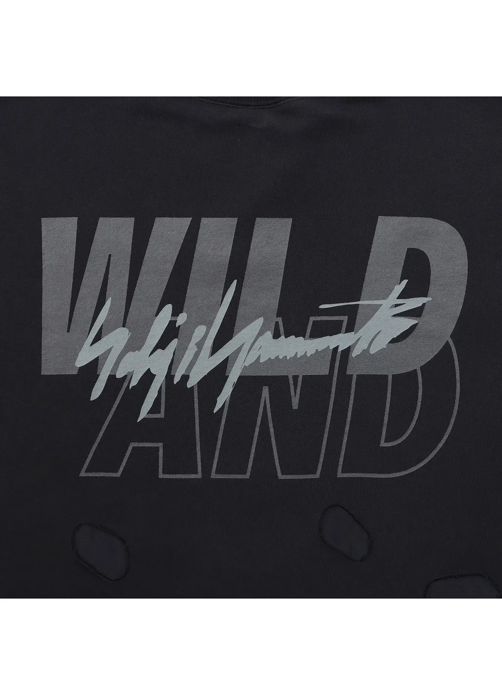 Wildside × Wind And Sea Damage Cutting Sweat Shirt