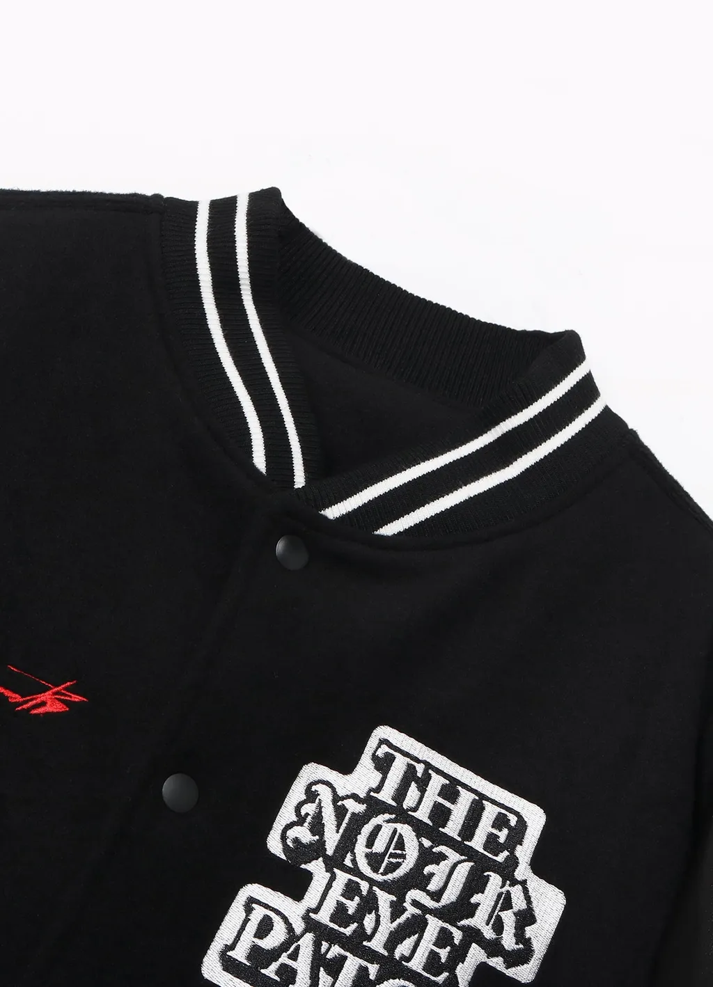 Wildside × Blackeyepatch Noir Eye Patch Varsity Jacket