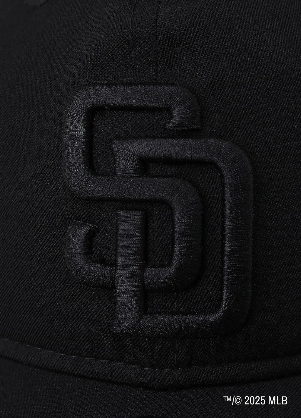 Wildside×New Era 9Thirty San Diego Padres Black Gabardine Cap