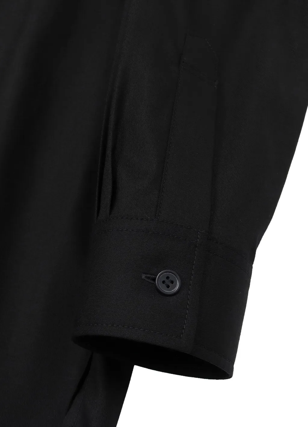 T/R Twill Floral Thread-Drop Embroidered Shirt
