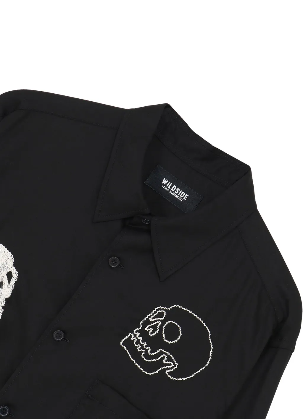 T/R Twill Skull Embroidered Shirt