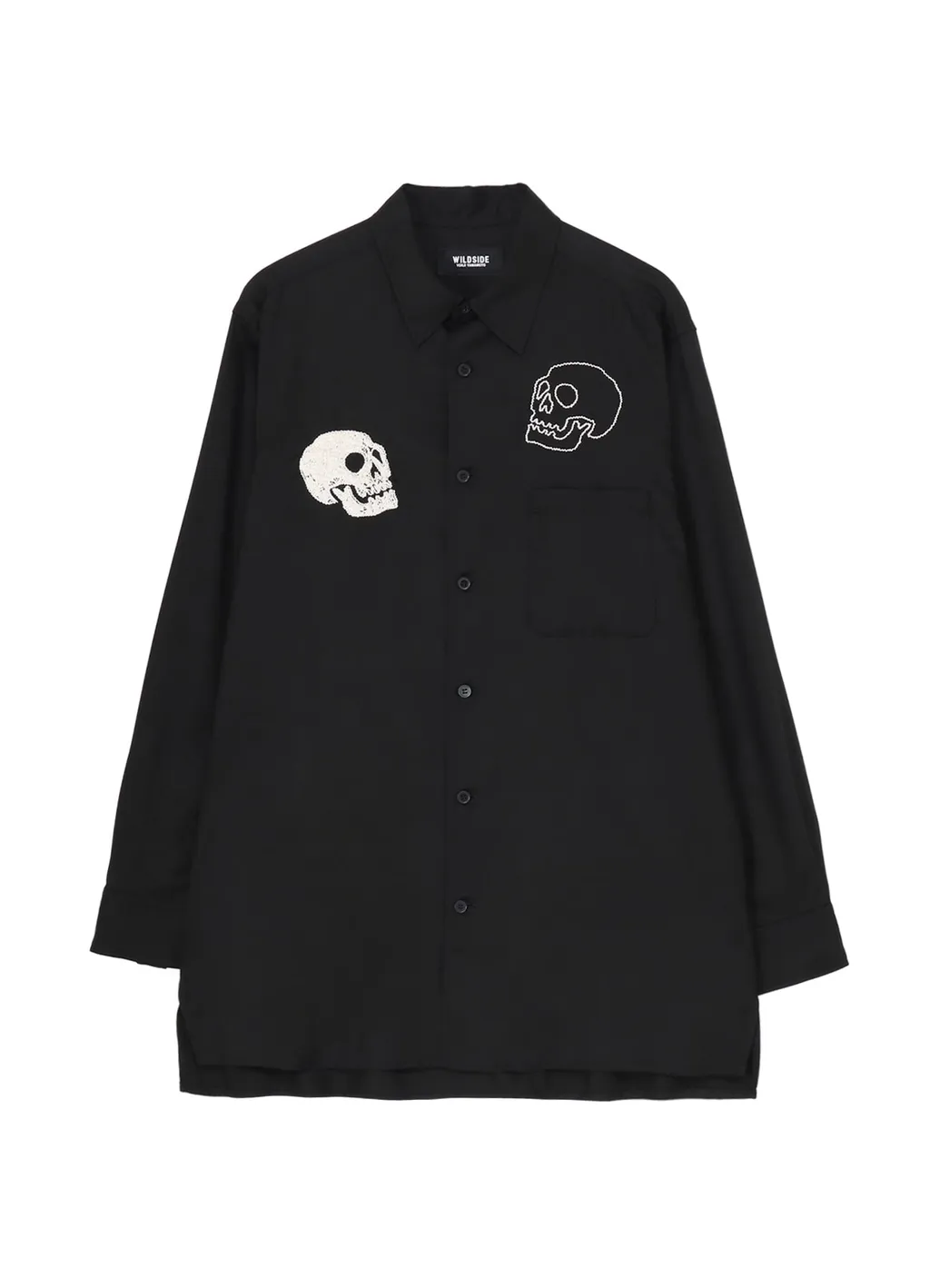 T/R Twill Skull Embroidered Shirt