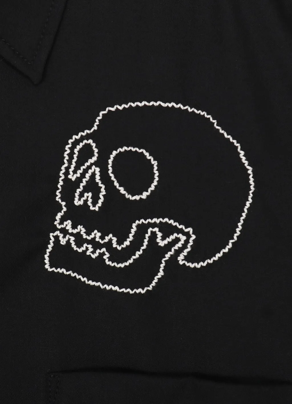 T/R Twill Skull Embroidered Shirt
