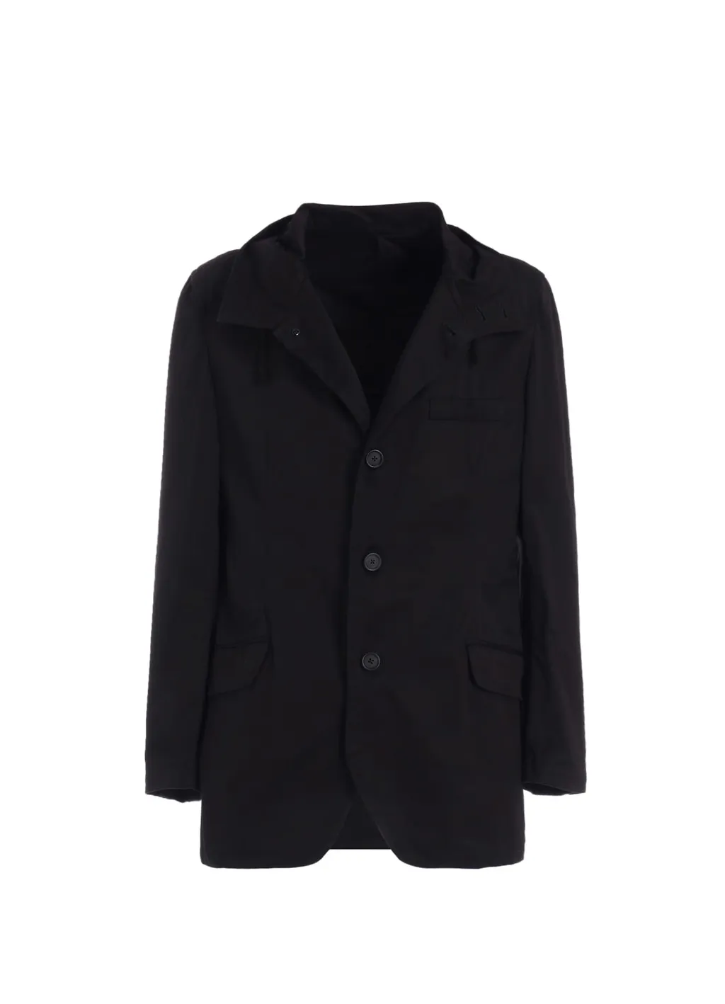Cotton Chino Hooded Jacket
