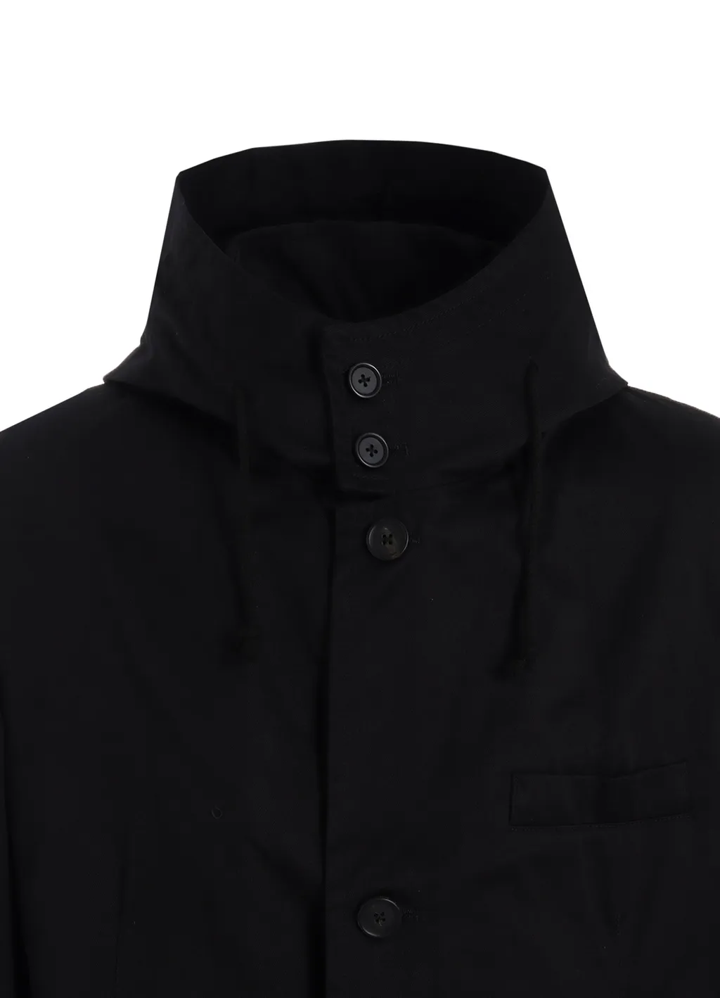 Cotton Chino Hooded Jacket