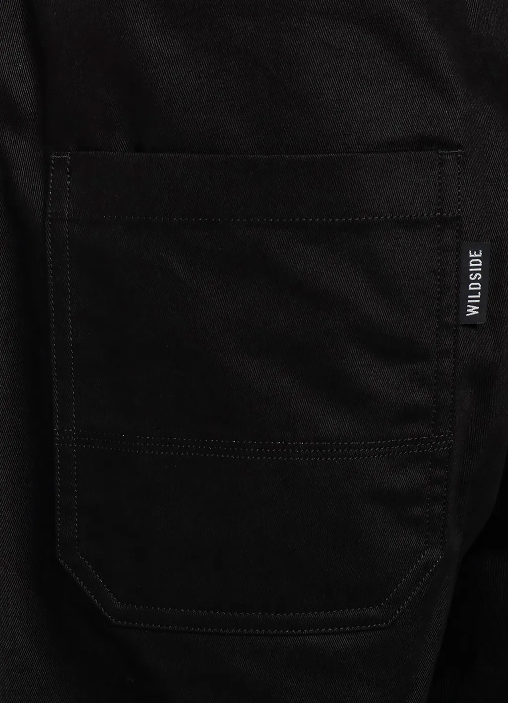 Cotton Chino Asymmetry Pocket Drawstring Pants