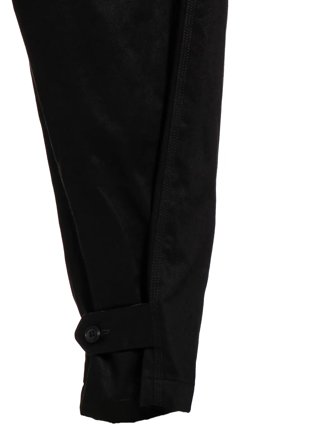 Cotton Chino Asymmetry Pocket Drawstring Pants