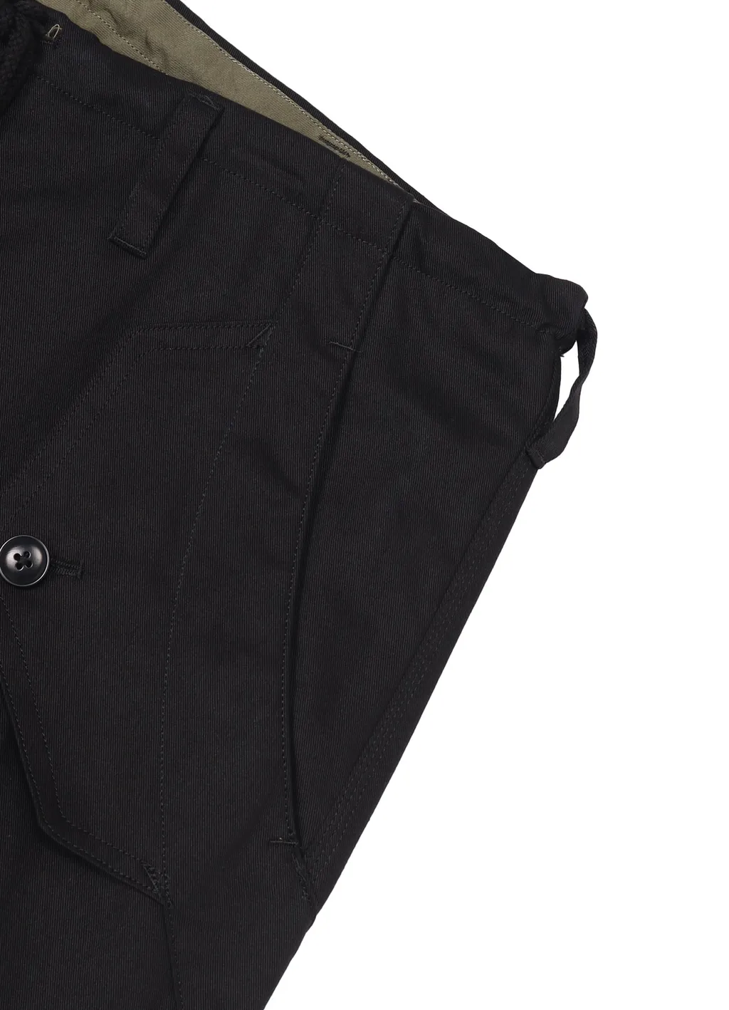 Cotton Chino Flap Pocket Drawstring Pants