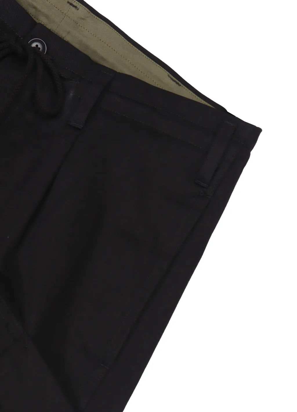 Cotton Chino Patch Cloth 1Tuck Pants