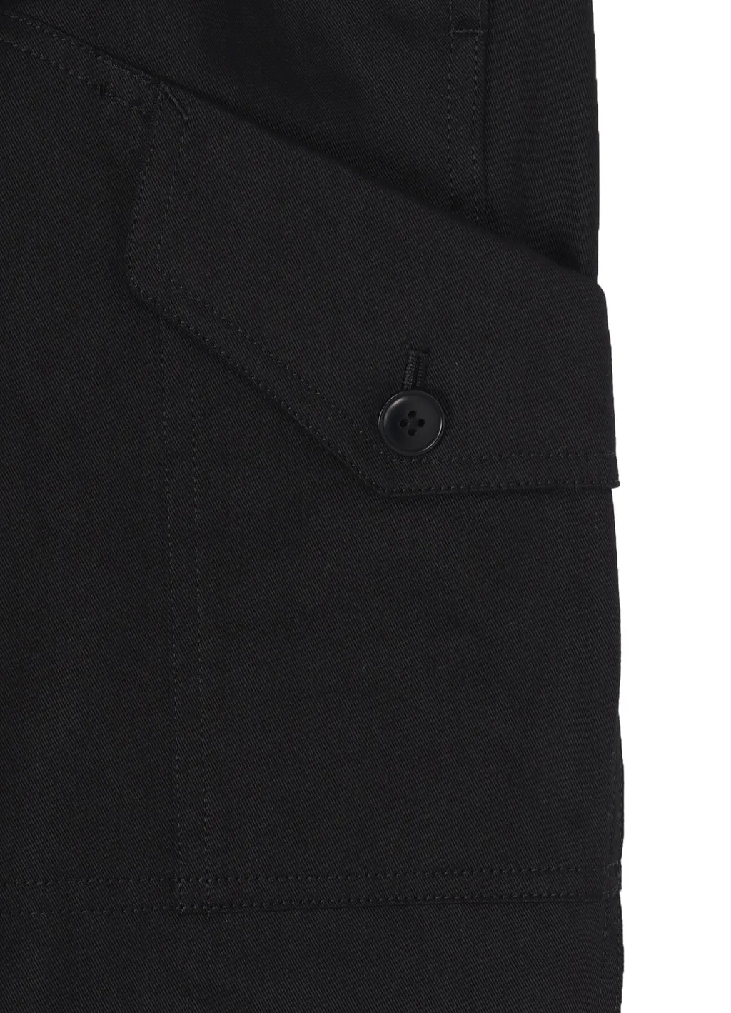 Cotton Chino Patch Cloth 1Tuck Pants