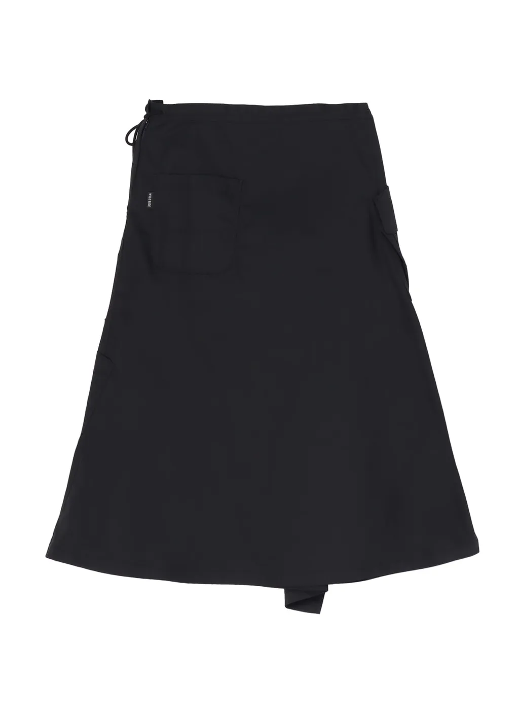 T/C Twill Drawstring Asymmetry Skirt