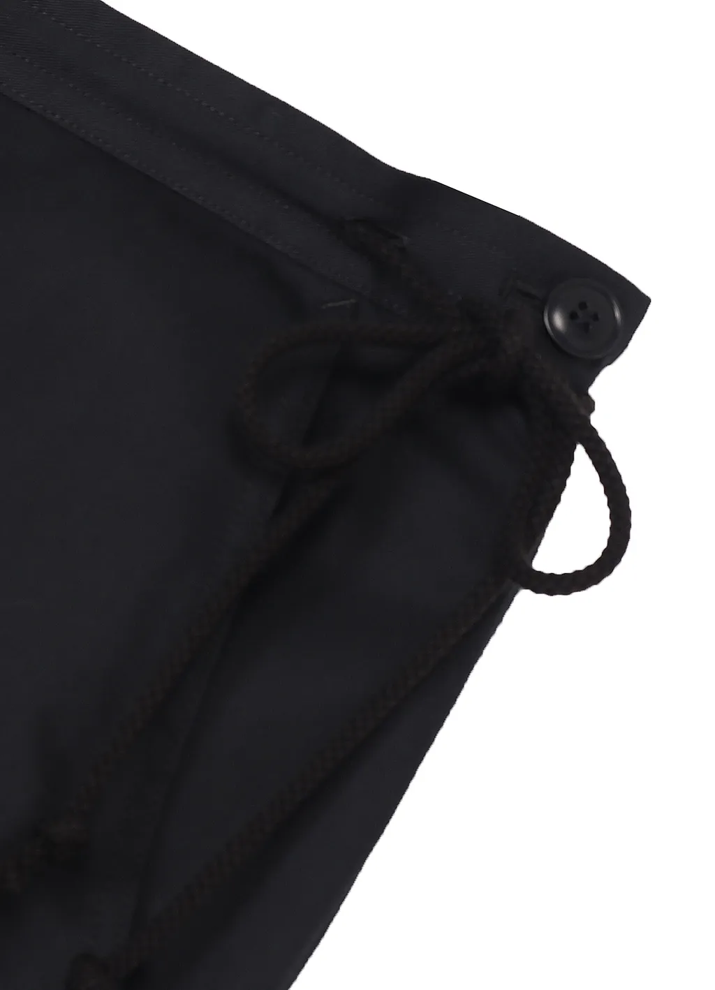 T/C Twill Drawstring Asymmetry Skirt